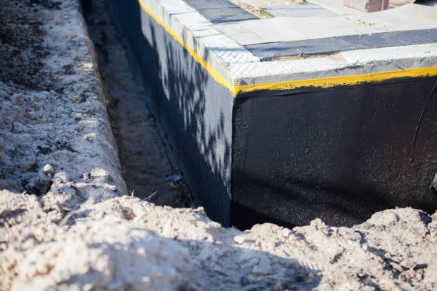 Residential Waterproofing installation at a Winchester, OH home by SJ Waterproofing Pros