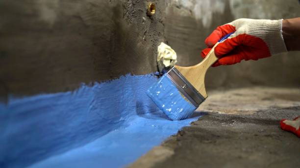 Commercial Waterproofing project at a Winchester, OH business property by SJ Waterproofing Pros
